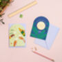 Over The Moon For You Greeting Card, thumbnail 3 of 6