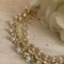 Indian Gold Plated Pearl Ear Chains, thumbnail 3 of 6