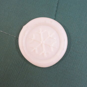 Self Adhesive Snowflake Wax Seal Stickers, 5 of 7