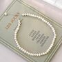 Elizabeth Ivory Silver Pearl Baroque Gala Charm Necklace, thumbnail 2 of 4