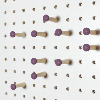 Coloured Pegboard Pegs, 9 of 12