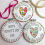 Mothers Day Personalised Embroidered Hoop Card, thumbnail 1 of 12