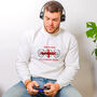 Three Lions Euros Unisex Sweatshirt, thumbnail 1 of 5