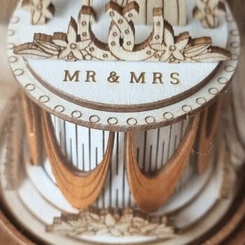 Mr And Mrs Wedding Day Figurine, 3 of 3