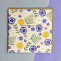 Botanical Birthday Card With Gold Foil, thumbnail 2 of 6