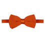 Men's Knitted Bow Tie In Orange | Perfect Wedding Neck Tie For Groomsmen | Gents Woven Tie, thumbnail 11 of 12