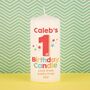 Personalised First Birthday Candle, thumbnail 1 of 2