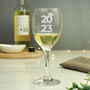 Personalised 'Class Of' Graduation Wine Glass, thumbnail 5 of 5