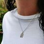 Mum And Daughter Sterling Silver Feather Necklace, thumbnail 7 of 12