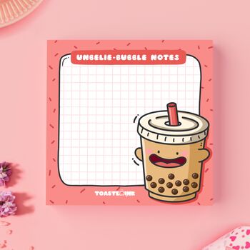 Bubble Tea Sticky Notes | Cute Stationery, 3 of 5