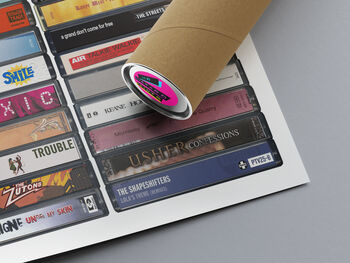 22nd Birthday, 2004 Music Print Personalised Gift, 3 of 9