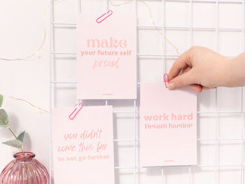 Motivational Desk Print Bundle With Mini Easel Stand, 3 of 6