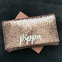 Rose Gold Personalised Sequin Clutch, thumbnail 1 of 6