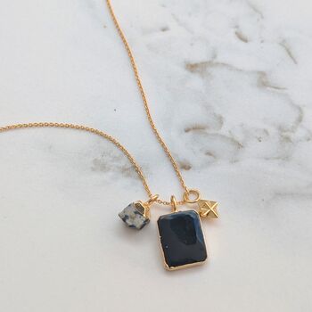 The Trio Black Onyx Necklace, 3 of 8