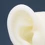 Sterling Silver Extra Tiny Key Stud Earrings, thumbnail 4 of 11
