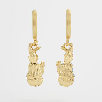 Fable England X Peter Rabbit Carrot Charm Earrings, 3 of 9