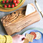 Personalised Olive Wood Cheese Board, thumbnail 3 of 11