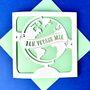 Personalised Papercut Bon Voyage Card, thumbnail 2 of 4