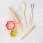 Personalised Children's Baking Set In A Floral Bag, thumbnail 3 of 12