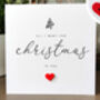 Romantic Personalised Christmas Card For Husband, Wife Or Partner, thumbnail 3 of 4