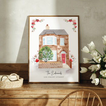 Custom House Portrait | House Warming Gifts, 2 of 3