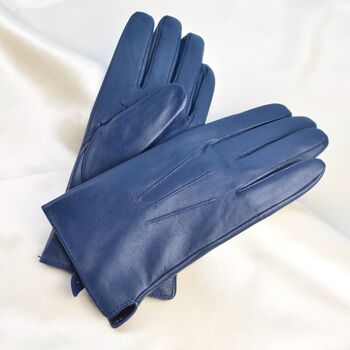Personalised Monogrammed Leather Gloves, 4 of 8