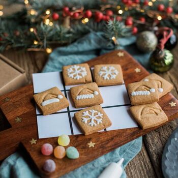 Diy Christmas Noughts And Crosses Biscuit Game, 2 of 6