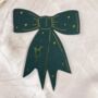 Dark Green And Gold Bow Shaped Place Names, thumbnail 3 of 6