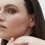 Amara Studs Silver Or 18ct Gold Vermeil, thumbnail 1 of 6