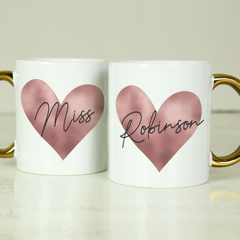 Personalised Valentine's Heart Mug, 5 of 11