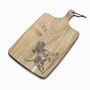 Personalised Bloodhound Engraved Acacia Serving Board, thumbnail 3 of 7