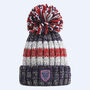 Navy Red Reflective Super Bobble Hat, thumbnail 2 of 6