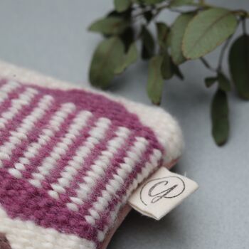 Handwoven Geometric Clutch Bag, 8 of 11