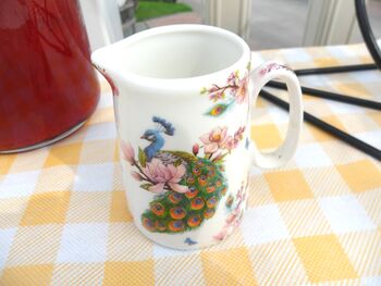 Cream Jug In Peacock Design, 2 of 7