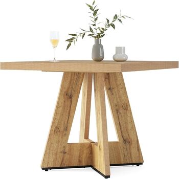 Tribesigns Square Dining Table For Four 80 X 80 X 75 Cm, 2 of 8