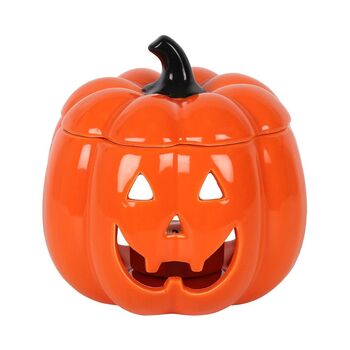 Orange Jack O Lantern Oil Burner, 2 of 4