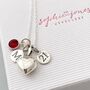 Personalised 21st Birthday Necklace With Heart, thumbnail 2 of 5