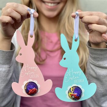 Personalised Easter Creme Egg In Holder Gift, 3 of 4