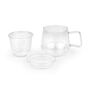 Livorno Tea For One Glass Tea Cup With Filter, thumbnail 6 of 9