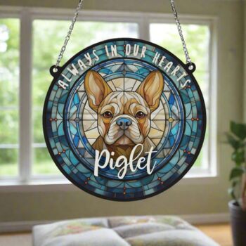 French Bulldog Tan Memorial Suncatcher, 5 of 6