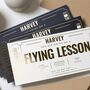 Flying Lesson Gift Voucher Gold Foil Personalised, thumbnail 2 of 9
