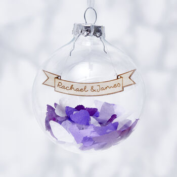 Confetti Personalised Bauble, 2 of 11