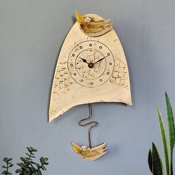 Personalised Bird And Meadow Wall Clock, 2 of 8