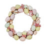 26cm Artificial Pastel Easter Egg Wreath, thumbnail 2 of 2
