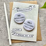 Personalised Mini Magnets Wedding Card, thumbnail 3 of 4