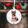 Personalised Pet German Shepard Pet Love Decoration, thumbnail 2 of 2