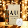 Personalised Au Sticky Toffee Limited Edition Vodka Gift Set With Au Diamond Cut Glass – 30.Two% Abv 70cl, thumbnail 1 of 3