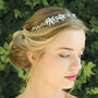 Crystal Floral Bridal Hair Vine, thumbnail 1 of 11