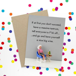 Funny Tantrum Greeting Card By Bold & Bright