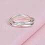 Sterling Silver Russian Wedding Ring, thumbnail 2 of 6